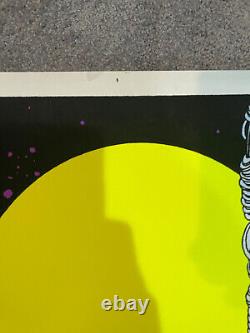1996 VINTAGE SPIDER-MAN VELVET BLACKLIGHT POSTER Marvel #403 RARE 23 x 35