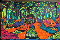 2000 LIGHT YEARS AWAY 1970 THIRD EYE BLACKLIGHT POSTER By MICHAEL RHODES #230