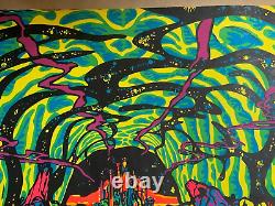 2000 LIGHT YEARS AWAY 1970 THIRD EYE BLACKLIGHT POSTER By MICHAEL RHODES #230