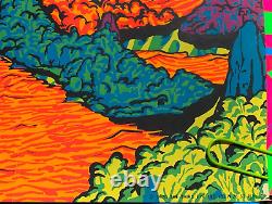 2000 LIGHT YEARS AWAY 1970 THIRD EYE BLACKLIGHT POSTER By MICHAEL RHODES #230