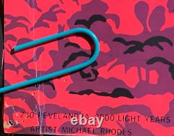 2000 LIGHT YEARS AWAY 1970 THIRD EYE BLACKLIGHT POSTER By MICHAEL RHODES #230