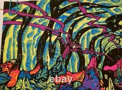 2000 LIGHT YEARS FROM HOME 1970 VINTAGE BLACKLIGHT POSTER By THIRD EYE -NICE