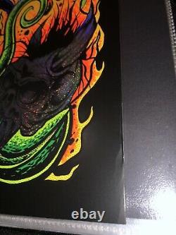 2020 Metallica Ktulu Rise Blacklight Sparkle Foil Poster # 45/50 Dirty Donny