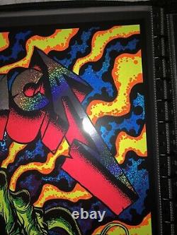 2020 Metallica Ktulu Rise Blacklight Sparkle Foil Poster # 45/50 Dirty Donny