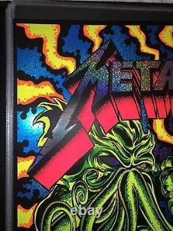 2020 Metallica Ktulu Rise Blacklight Sparkle Foil Poster # 45/50 Dirty Donny