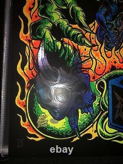 2020 Metallica Ktulu Rise Blacklight Sparkle Foil Poster # 45/50 Dirty Donny