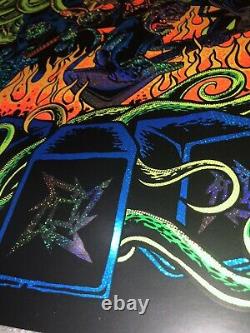 2020 Metallica Ktulu Rise Blacklight Sparkle Foil Poster # 45/50 Dirty Donny