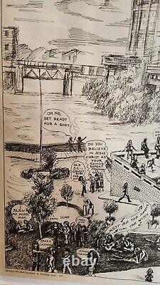 22.5. X 33 Vintage Original Houston Black Light & Poster Those We're The Days