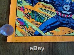 2 Blacklight 1971 Marvel Poster (s) Super Heroes & Captain America Third Eye Inc