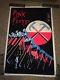 2 Vintage 1990's Pink Floyd Wall Hammer, Mushroom Magic Flocked Blacklight Poster