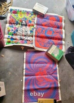 3 Vintage Blacklight Posters Lot Of 3