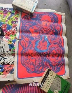 3 Vintage Blacklight Posters Lot Of 3