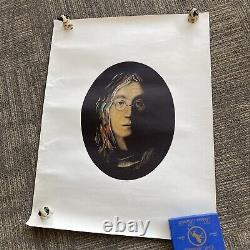 #40 1981 The Beatles John Lennon Record Store Promo Poster 25 X 19