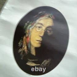 #40 1981 The Beatles John Lennon Record Store Promo Poster 25 X 19