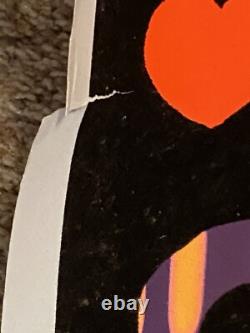 4 Alice In Wonderland Blacklight Flocked Poster And 2 Other Blacklight Posters