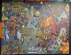 608 PEOPLE VINTAGE 1968 BLACKLIGHT PERSONALITY POSTER By Rick Ambrose -NICE