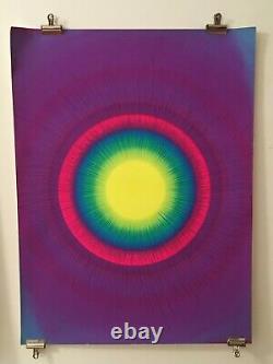 60s 70s Synthetic Trips XL SUNBURST Posters Vintage RARE! Hippie CALI Love TRIP