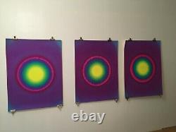 60s 70s Synthetic Trips XL SUNBURST Posters Vintage RARE! Hippie CALI Love TRIP