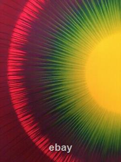 60s 70s Synthetic Trips XL SUNBURST Posters Vintage RARE! Hippie CALI Love TRIP