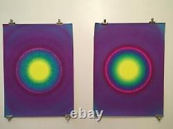 60s 70s Synthetic Trips XL SUNBURST Posters Vintage RARE! Hippie CALI Love TRIP