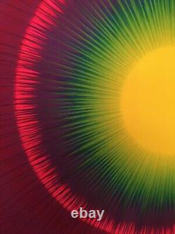 60s 70s Synthetic Trips XL SUNBURST Posters Vintage RARE! Hippie CALI Love TRIP