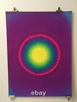 60s 70s Synthetic Trips XL SUNBURST Posters Vintage RARE! Hippie CALI Love TRIP