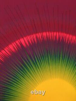 60s 70s Synthetic Trips XL SUNBURST Posters Vintage RARE! Hippie CALI Love TRIP