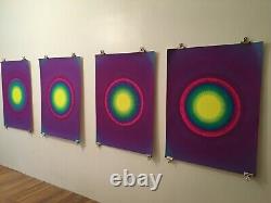 60s 70s Synthetic Trips XL SUNBURST Posters Vintage RARE! Hippie CALI Love TRIP