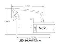 6-Pack of our World Famous LED Light Box Glowbox Poster Frames