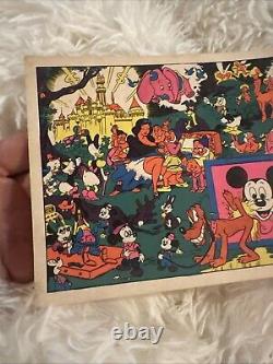 AFTER DARK VINTAGE 1970's BLACKLIGHT HEADSHOP POSTER By WOLLY WOOD 8x5