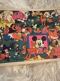 AFTER DARK VINTAGE 1970's BLACKLIGHT HEADSHOP POSTER By WOLLY WOOD 8x5