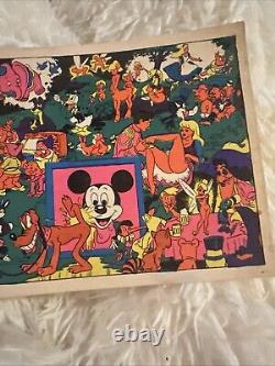 AFTER DARK VINTAGE 1970's BLACKLIGHT HEADSHOP POSTER By WOLLY WOOD 8x5