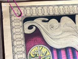 AIN'T GONNA WORK DISNEY'S FARM VINTAGE 1970 BLACKLIGHT HEASHOP POSTER By PETAGNO