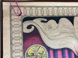 AIN'T GONNA WORK DISNEY'S FARM VINTAGE 1970 BLACKLIGHT HEASHOP POSTER By PETAGNO