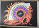 Andomeda Mandala Vintage 1969 Blacklight Headshop Poster By Wespac Visual -nice