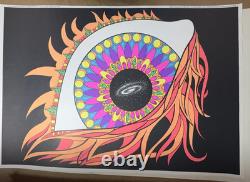 ANDOMEDA MANDALA VINTAGE 1969 BLACKLIGHT HEADSHOP POSTER By WESPAC VISUAL -NICE