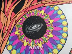 ANDOMEDA MANDALA VINTAGE 1969 BLACKLIGHT HEADSHOP POSTER By WESPAC VISUAL -NICE