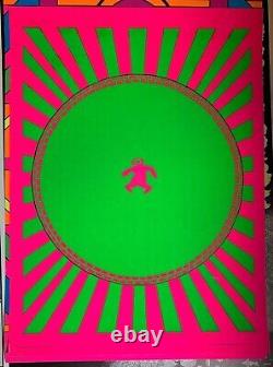 ARENA 1968 VINTAGE BLACKLIGHT THIRD EYE POSTER By BAYE #600