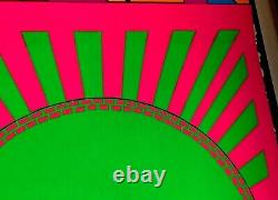 ARENA 1968 VINTAGE BLACKLIGHT THIRD EYE POSTER By BAYE #600