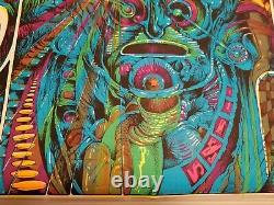 ASHER EIN DOR VINTAGE 1972 BLACKLIGHT POSTER PRINTED in ISRAEL By SHOHAR -NICE