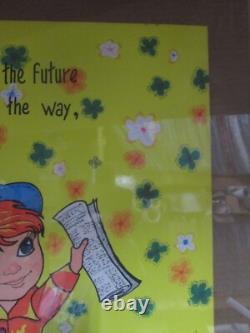 A place called today past present future Black Light Poster 1971 Inv#7533