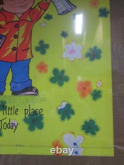 A place called today past present future Black Light Poster 1971 Inv#7533