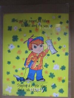 A place called today past present future Black Light Poster 1971 Inv#7539