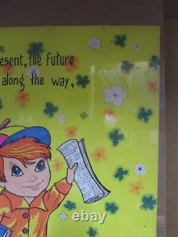 A place called today past present future Black Light Poster 1971 Inv#7539