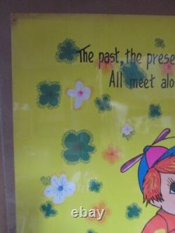 A place called today past present future Black Light Poster 1971 Inv#7539