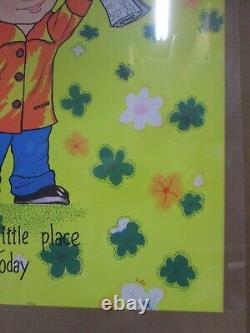 A place called today past present future Black Light Poster 1971 Inv#7539