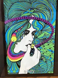 Acid Queen by Tom Gatz Blacklight Poster Vintage Original 70's Near Mint! Rare