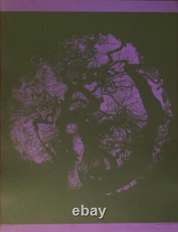 Acid Trees Original Vintage 1967 Blacklight Poster 19x26 by Ciccone NEAT