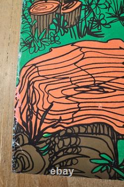 African American Black Light Poster Loves Dream Geo. Stowe Jr. 1972, Vintage
