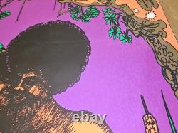 African American Black Light Poster Loves Dream Geo. Stowe Jr. 1972, Vintage